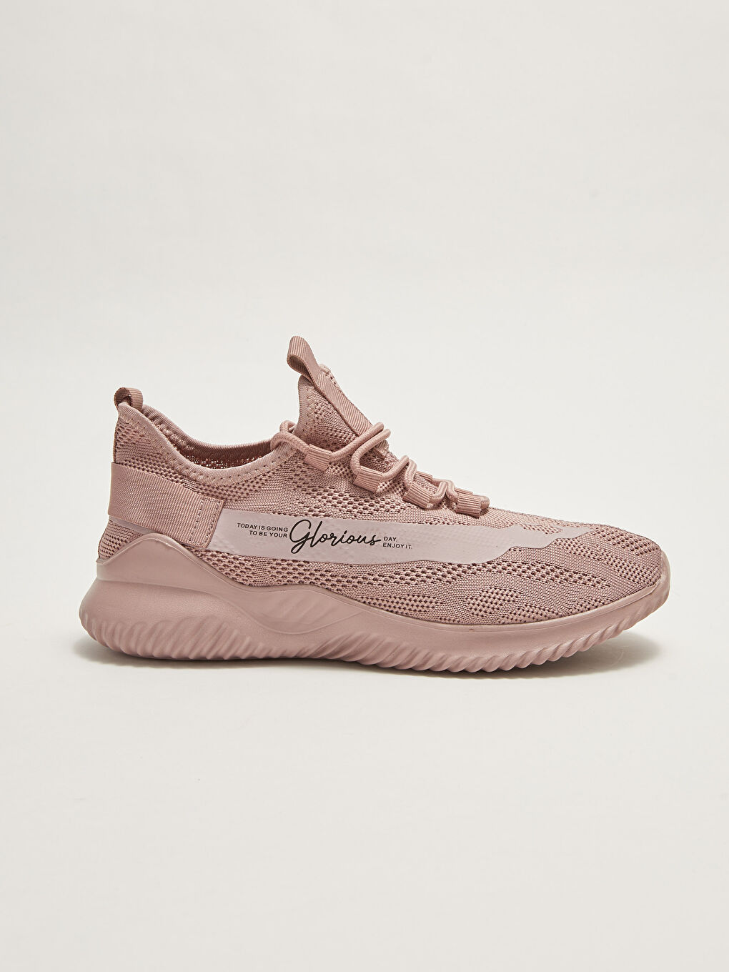 LCW STEPS Mesh Detailed Printed Lace-Up Women's Active Sneakers -S21613Z8-JZ2