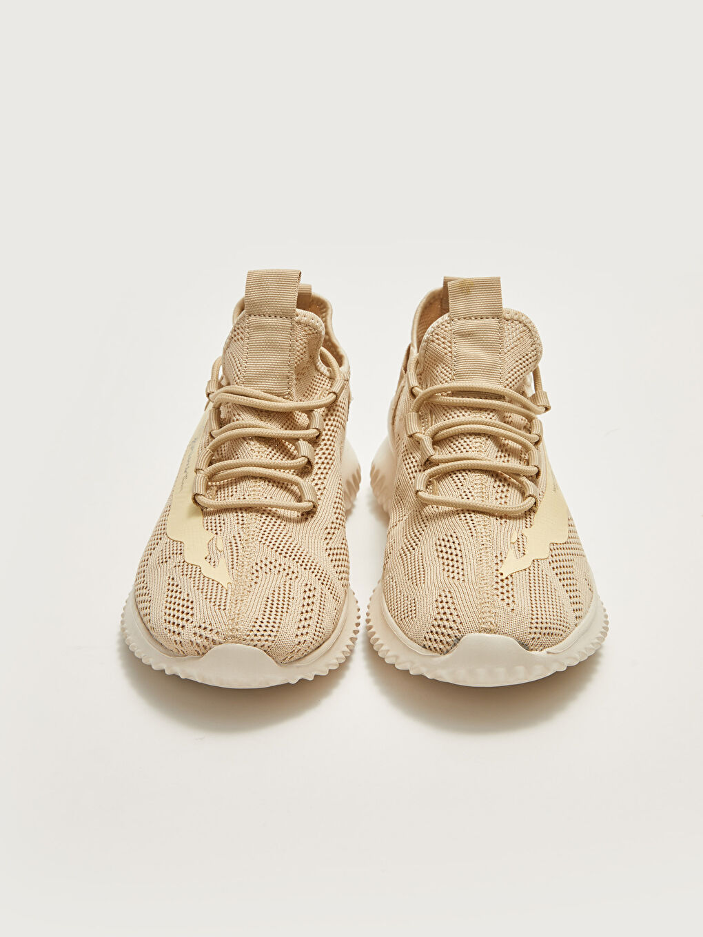 LCW STEPS Mesh Detailed Printed Lace-Up Women's Active Sneakers -S21613Z8-S0A