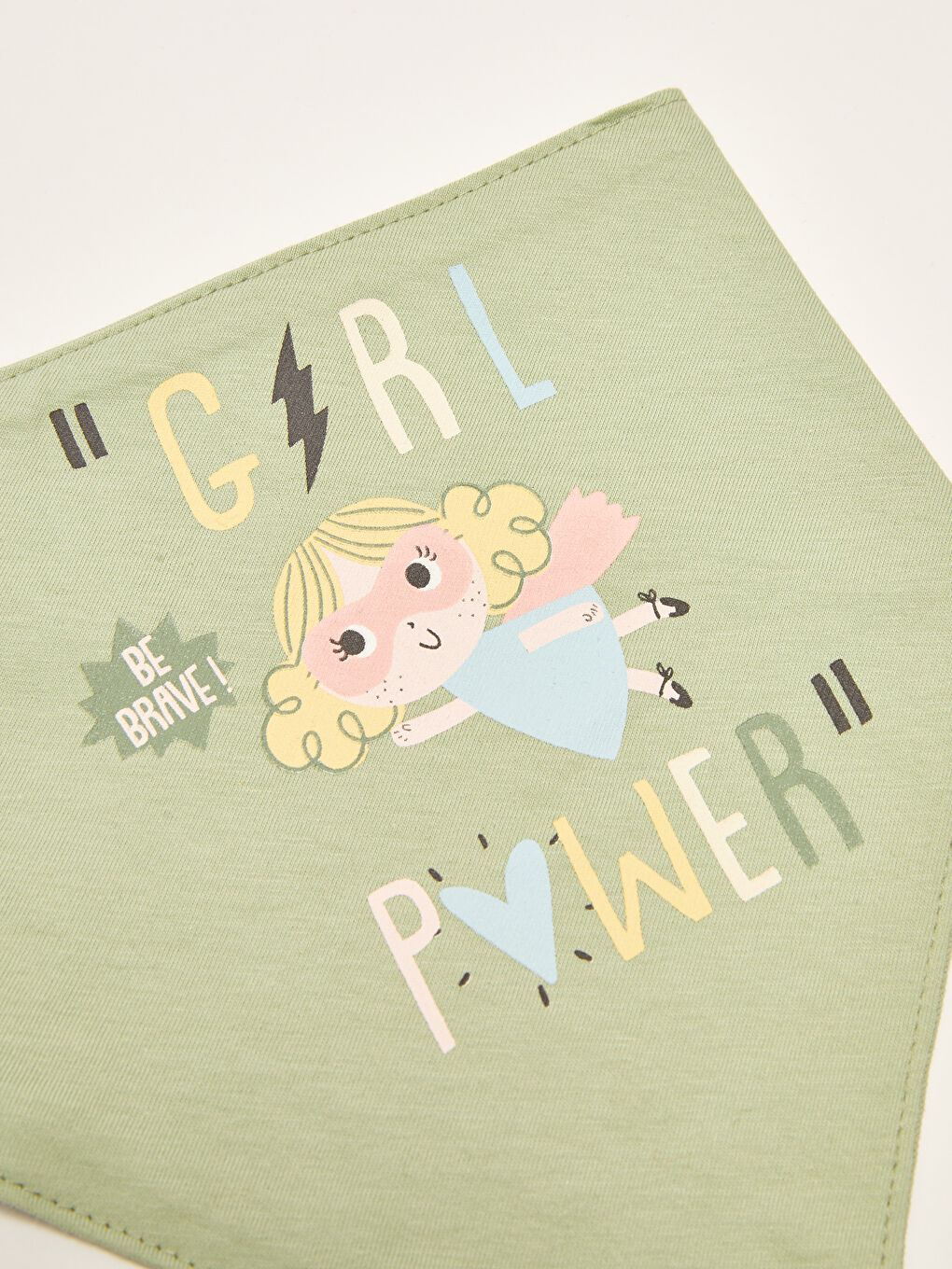 مريلة قطن مطبوع للبنات الأطفال - قطعتين-3