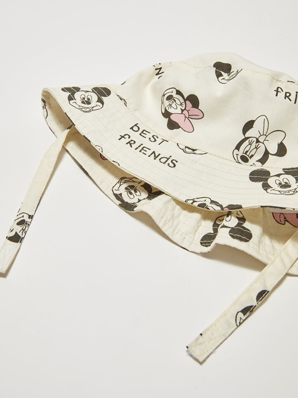 Минни мен Микки Маус принтті қыз балаға арналған панама-1