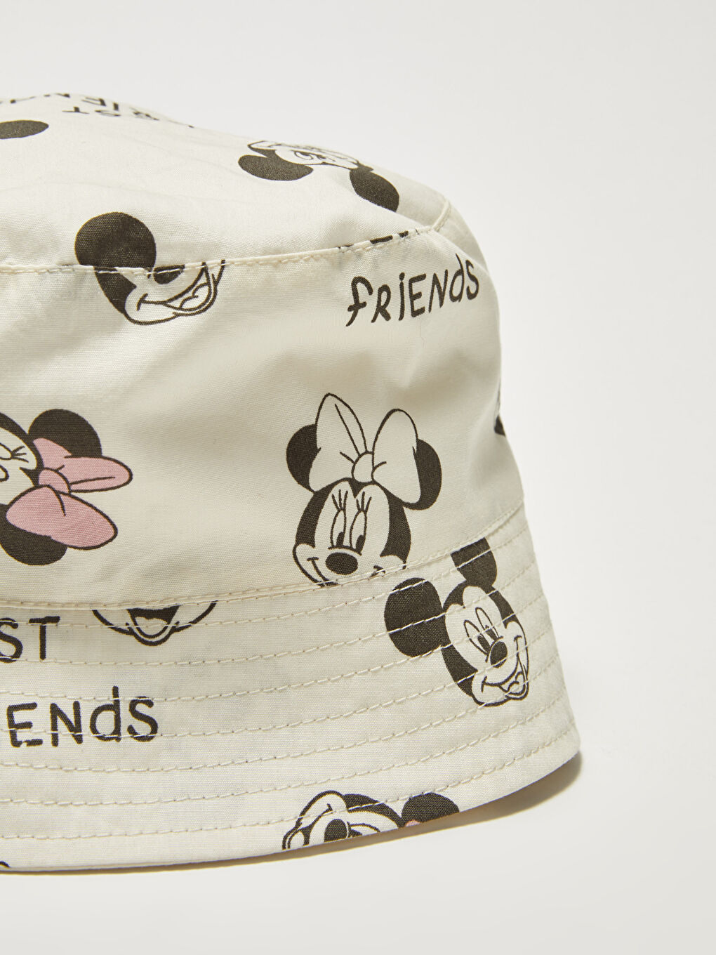 Минни мен Микки Маус принтті қыз балаға арналған панама-2