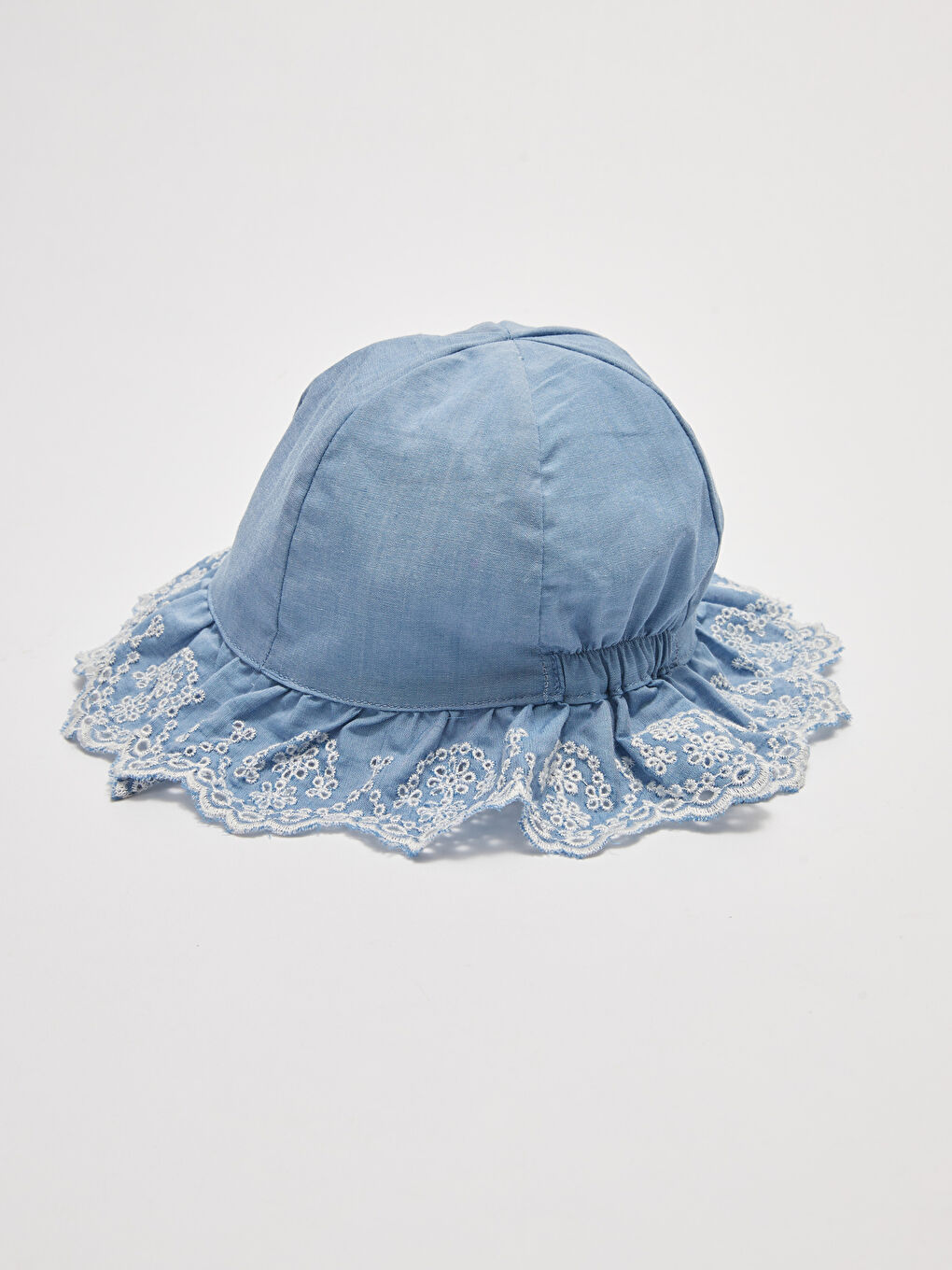 قبعة بوبلين للبنات الرضع-1