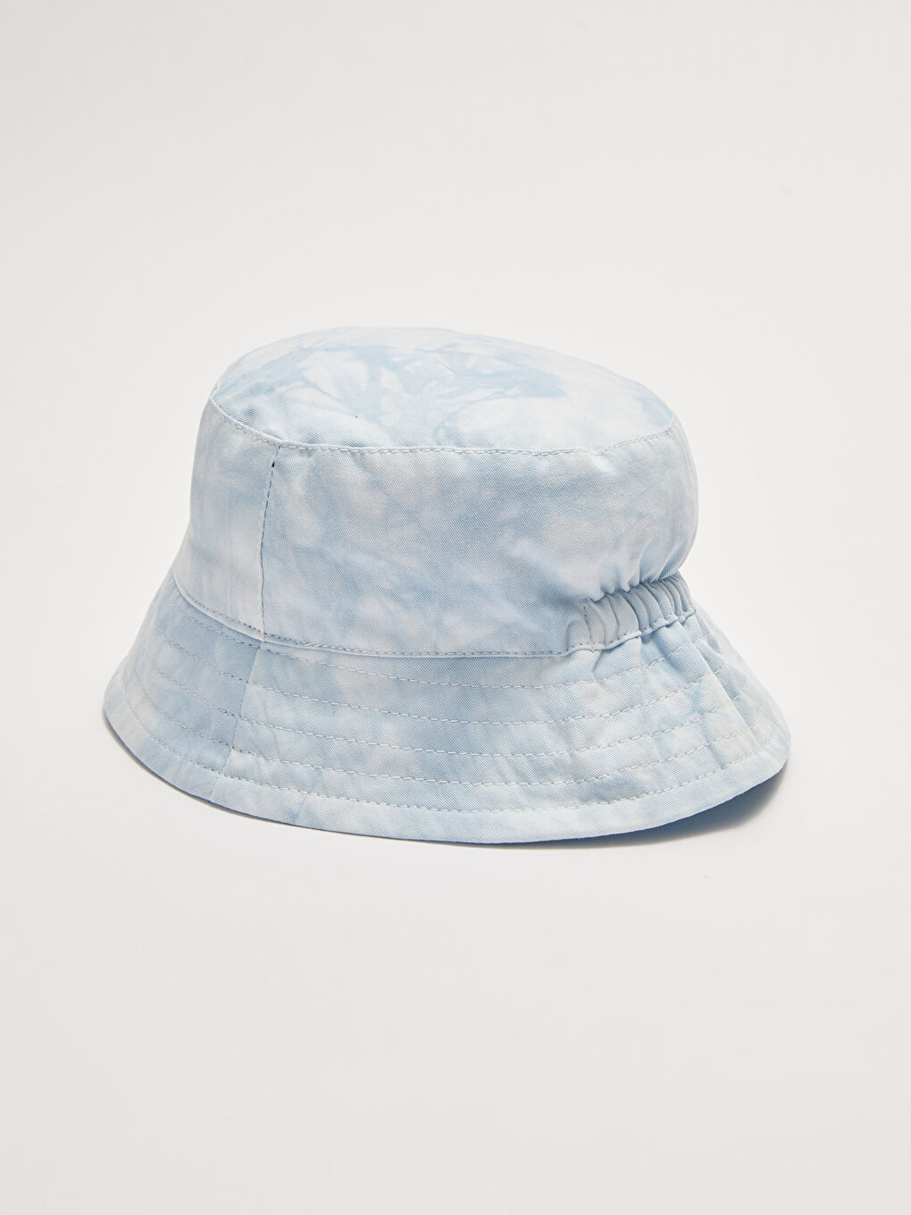 Mavi Batik Desenli Erkek Bebek Kova Şapka-1