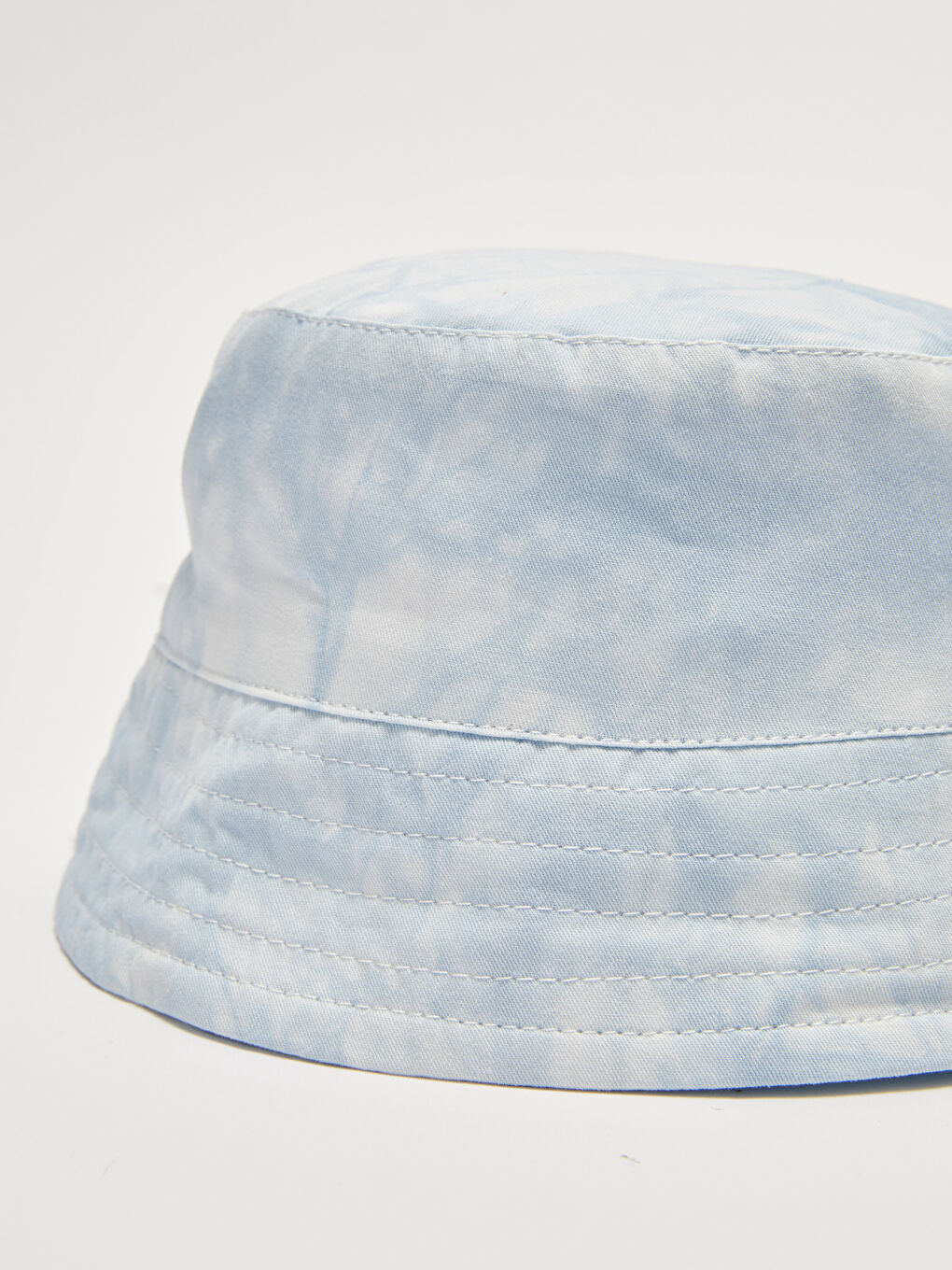 Mavi Batik Desenli Erkek Bebek Kova Şapka-2