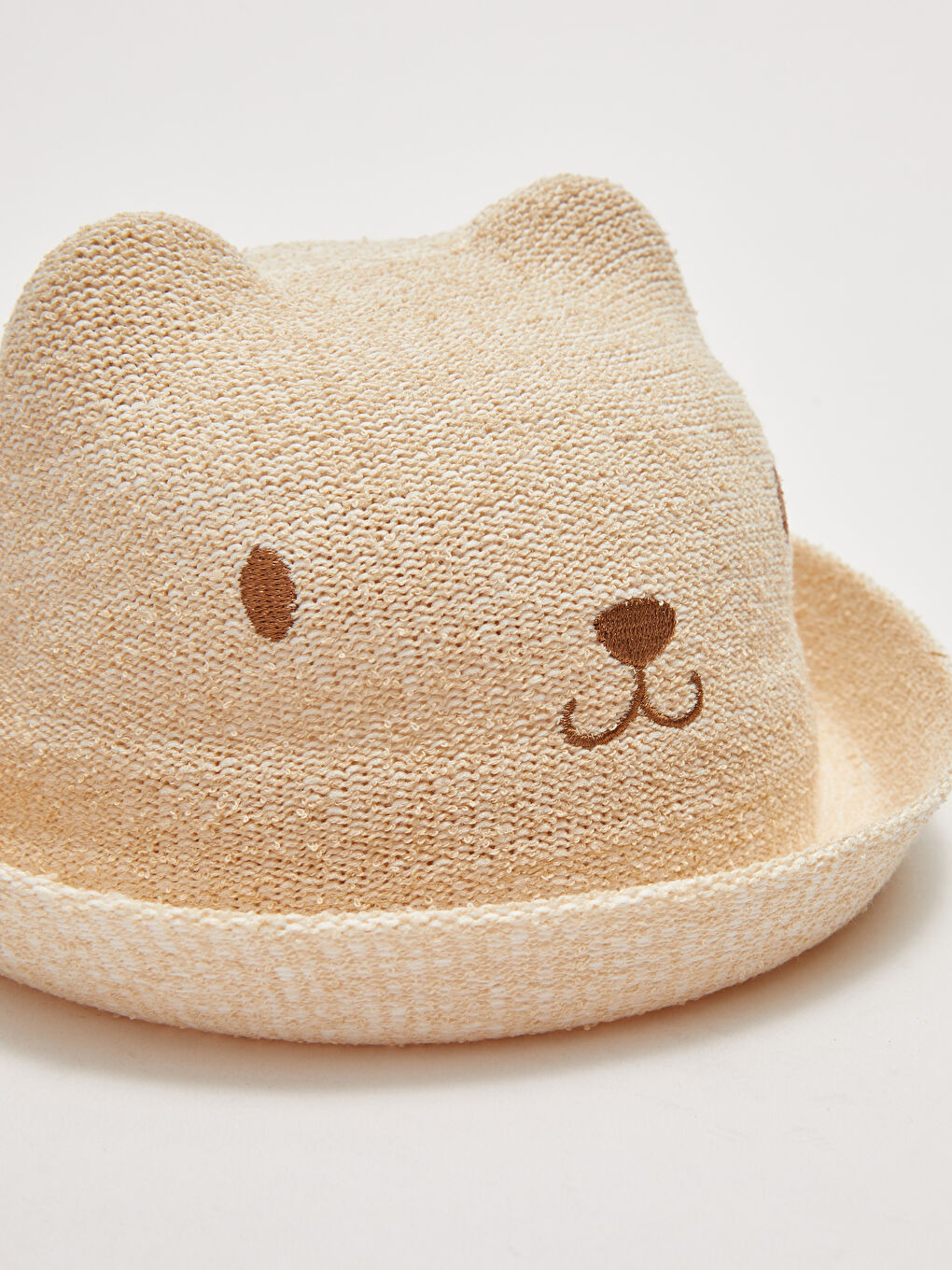 LCW baby Embroidery Detailed Baby Boy Straw Hat -S21666Z1-G7K