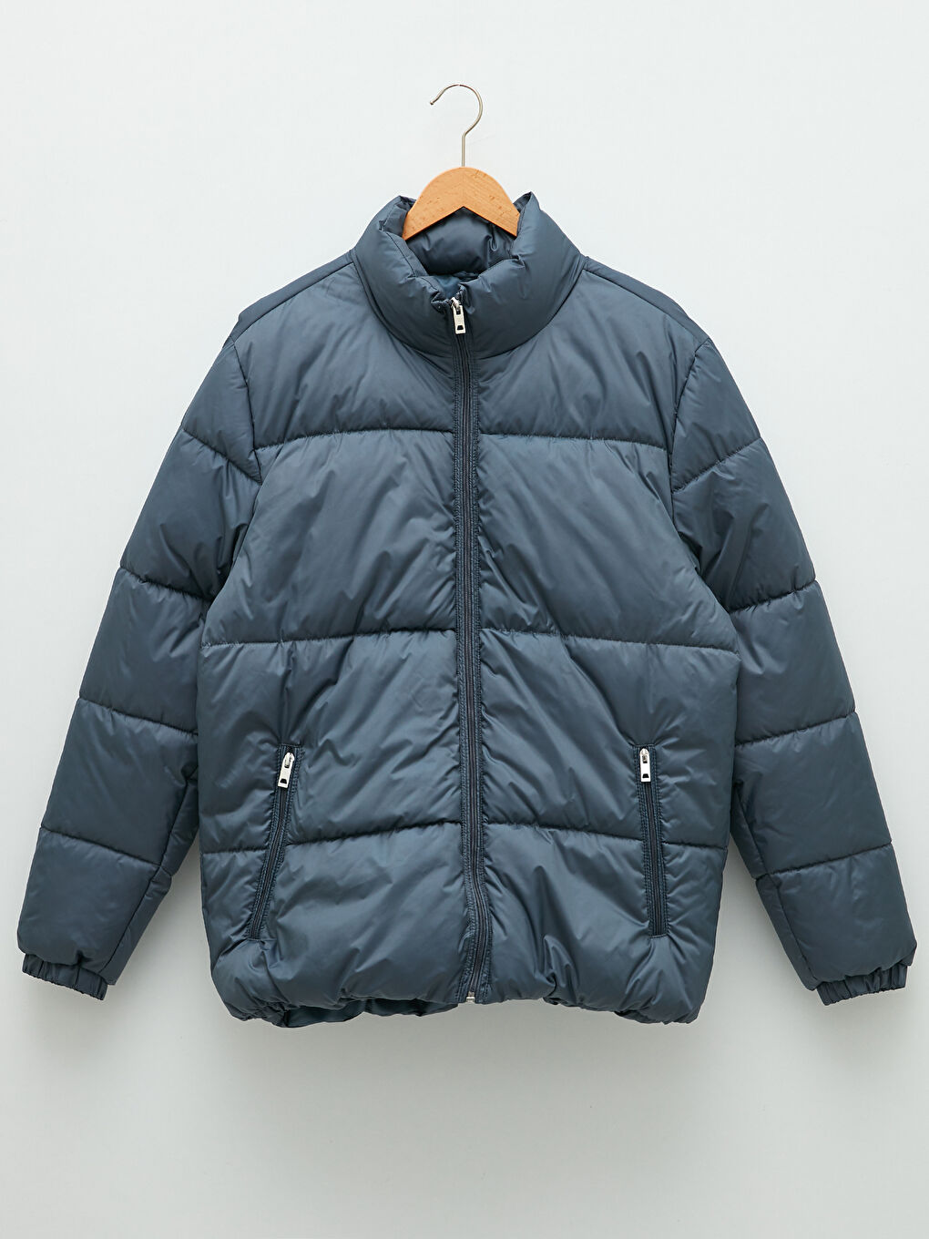 Standard Pattern Stand Up Collar Thick Men's Inflatable Coat -S21678Z8-RUL