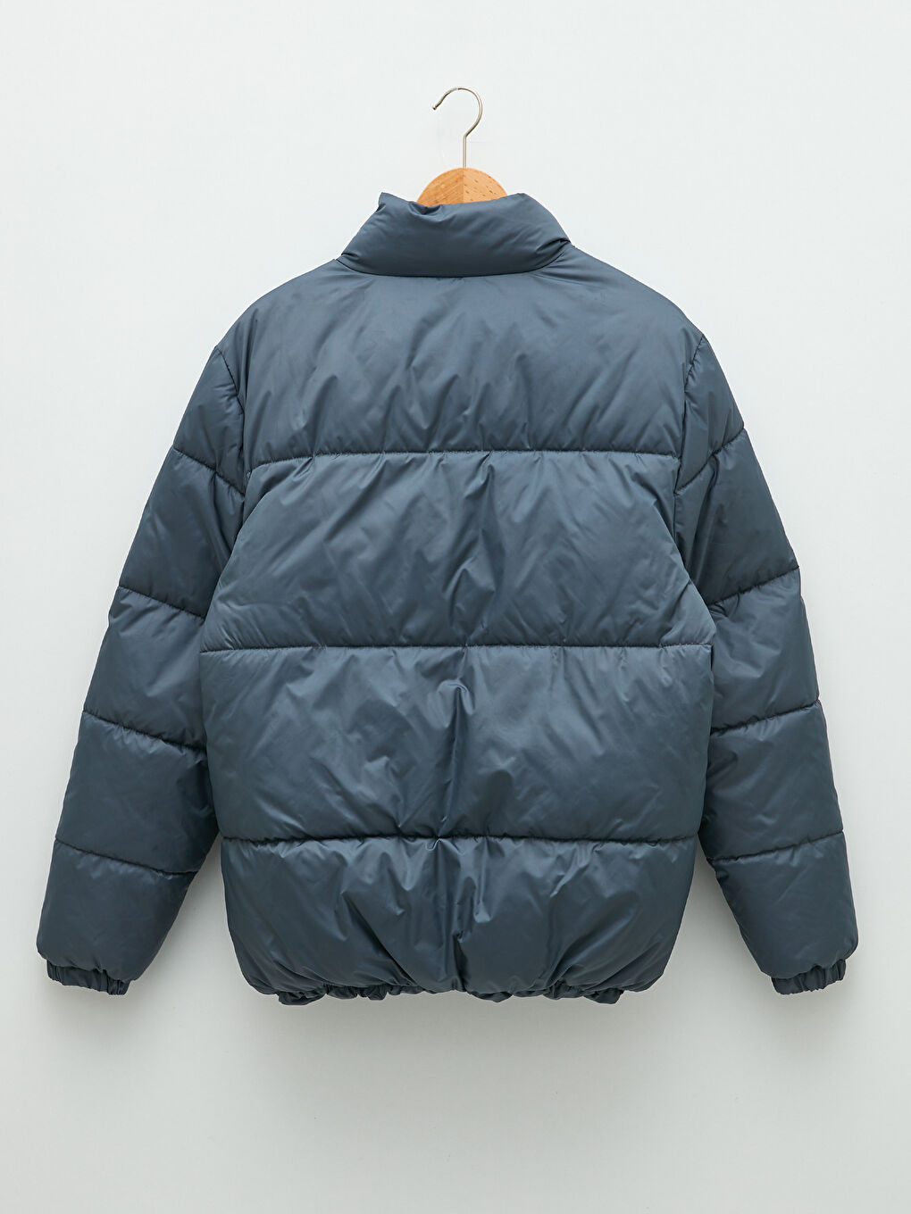 Standard Pattern Stand Up Collar Thick Men's Inflatable Coat -S21678Z8-RUL