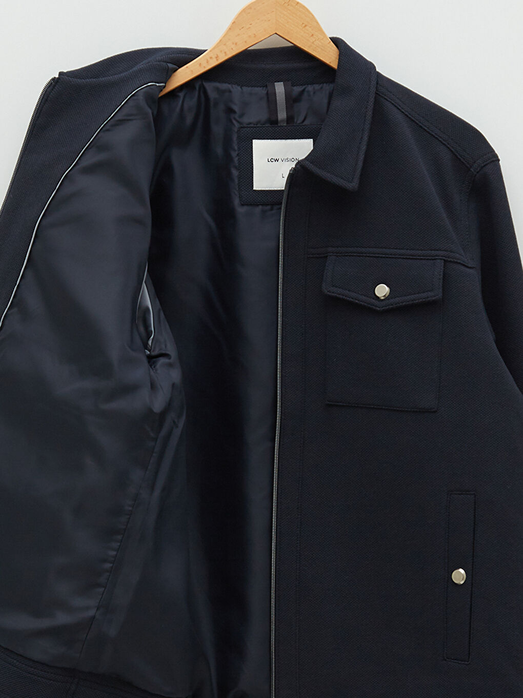 LCW Vision Slim Fit Gömlek Yaka Erkek Mont -S21680Z8-RFG