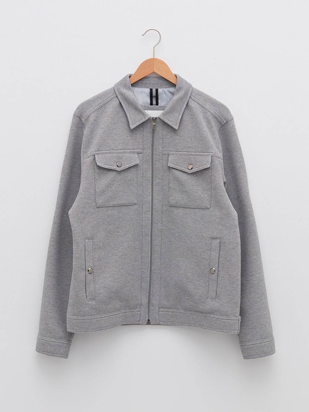 Slim Fit Shirt Collar Men's Coat -S21680Z8-LAL
