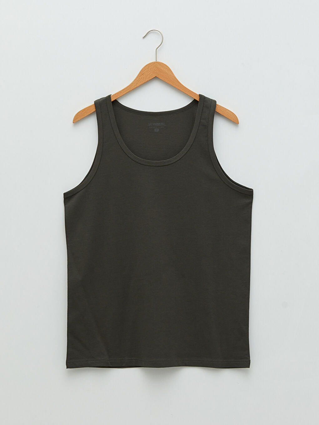 U Neck Basic Cotton Male Athlete in 2 Pieces-6