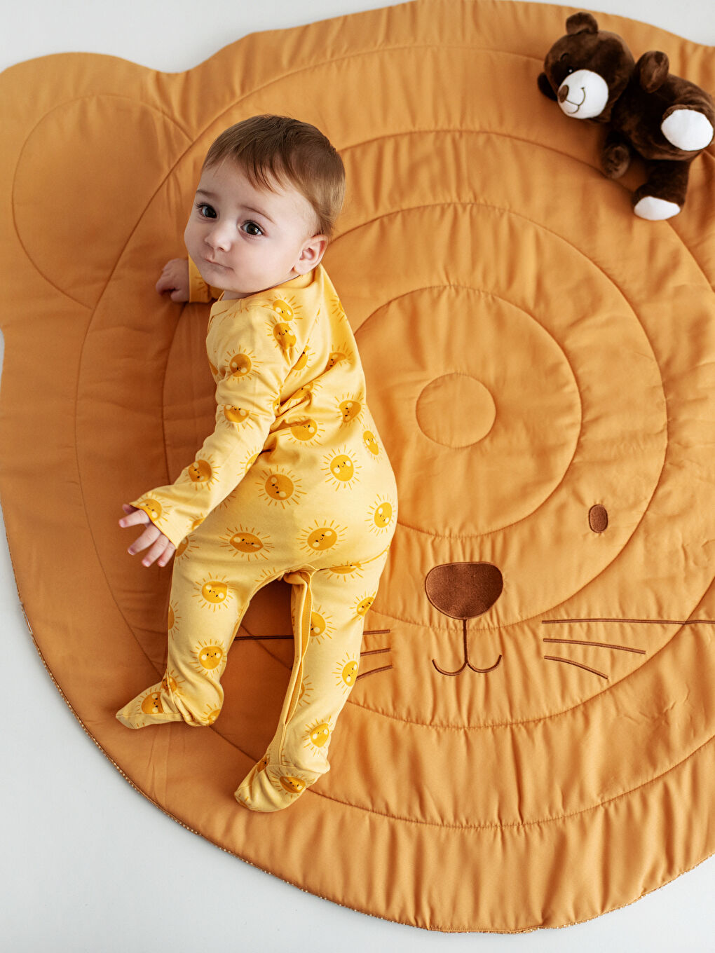 Crew Neck Printed Baby Boys' Hospital Outlet Set of 3-2