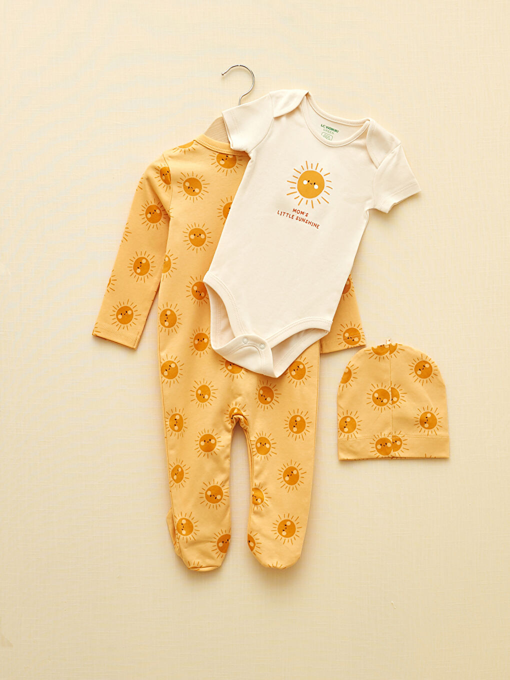 Crew Neck Printed Baby Boys' Hospital Outlet Set of 3-3