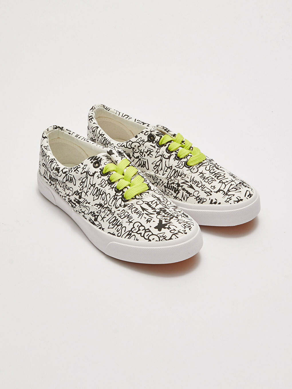 Кроссовки Мужские На Шнуровке С Принтом