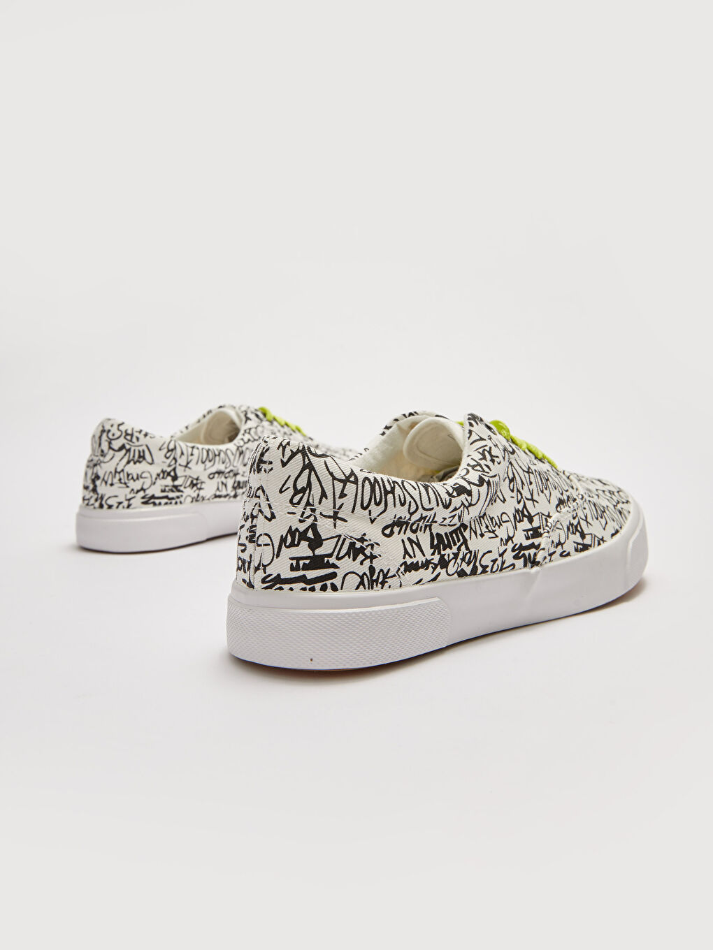 Кроссовки Мужские На Шнуровке С Принтом-4