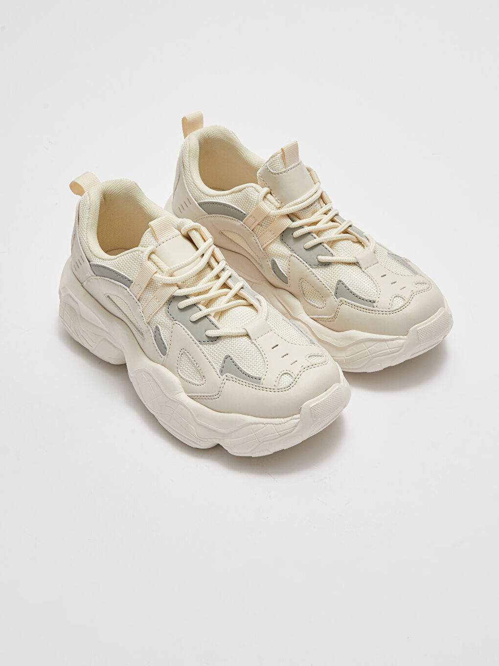 LCW STEPS Lace-up Thick Soled Women's Sneakers -S21717Z8-J5E
