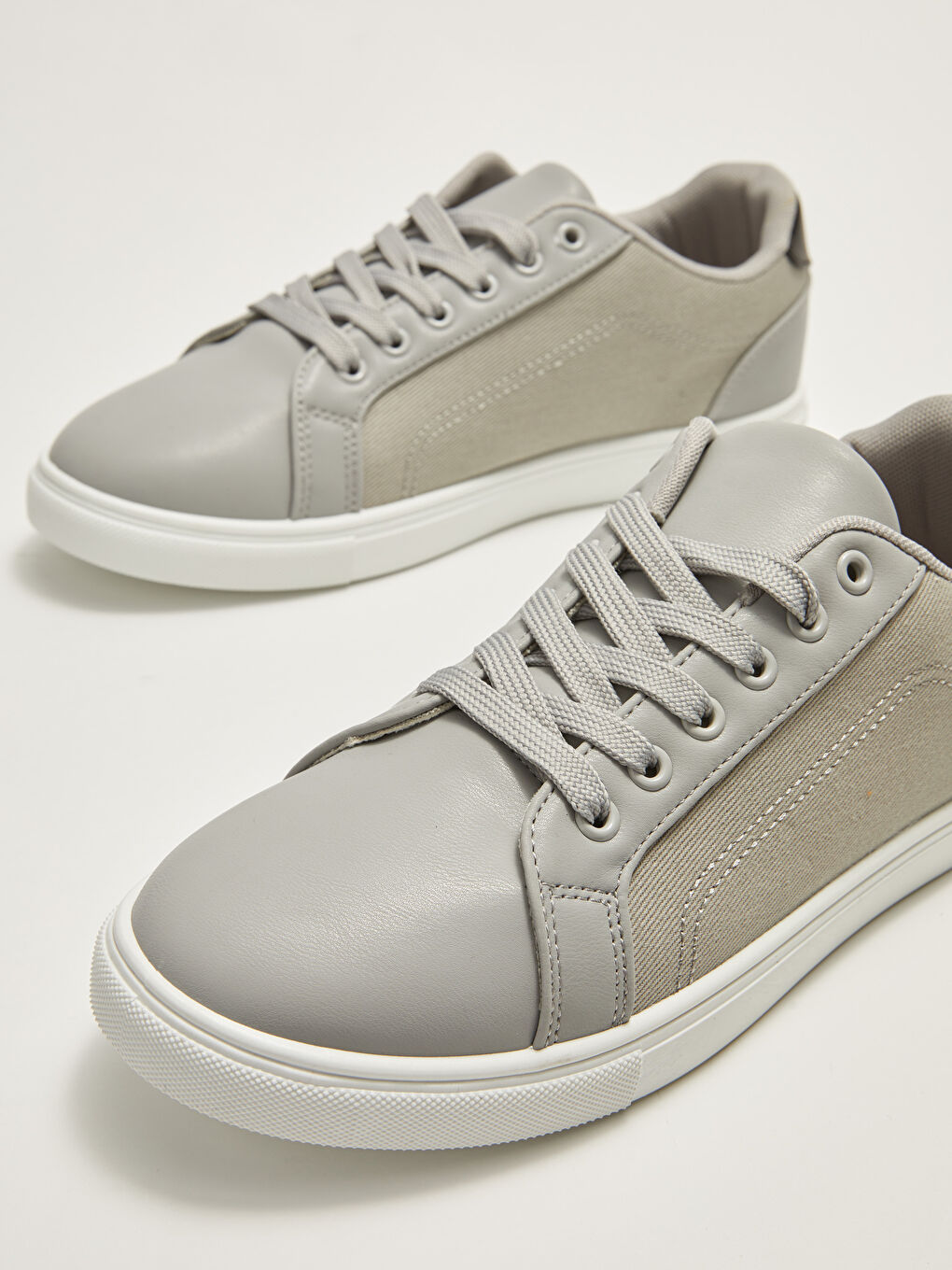 Baskets en Similicuir à Lacets pour Hommes-2