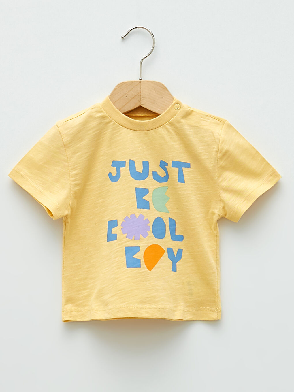 Tricou Bebeluși Băieți Guler Rotund Mânecă Scurtă Imprimat 2 Bucăți-2