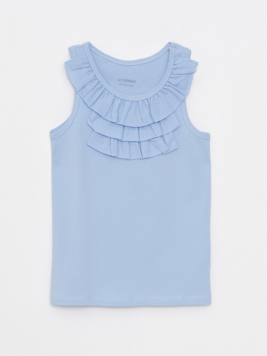 Mavi Bisiklet Yaka Basic Kız Çocuk Atlet