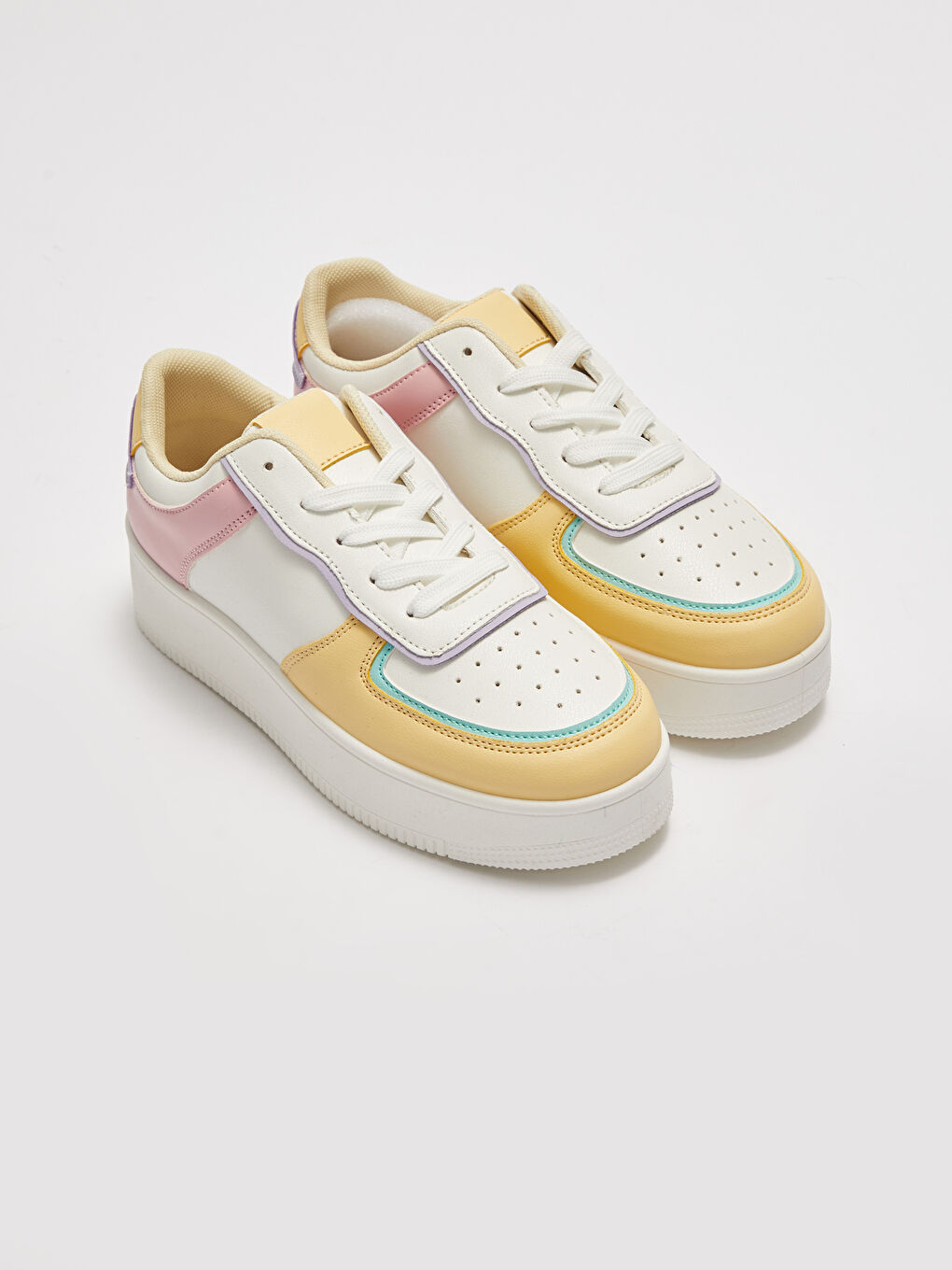 LCW STEPS Lace-up Thick Soled Women's Sneakers -S21747Z8-J5E