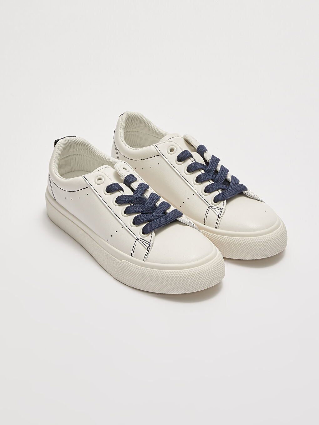 LCW STEPS Faux Leather Lace-Up Women's Sneakers -S21750Z8-RQK