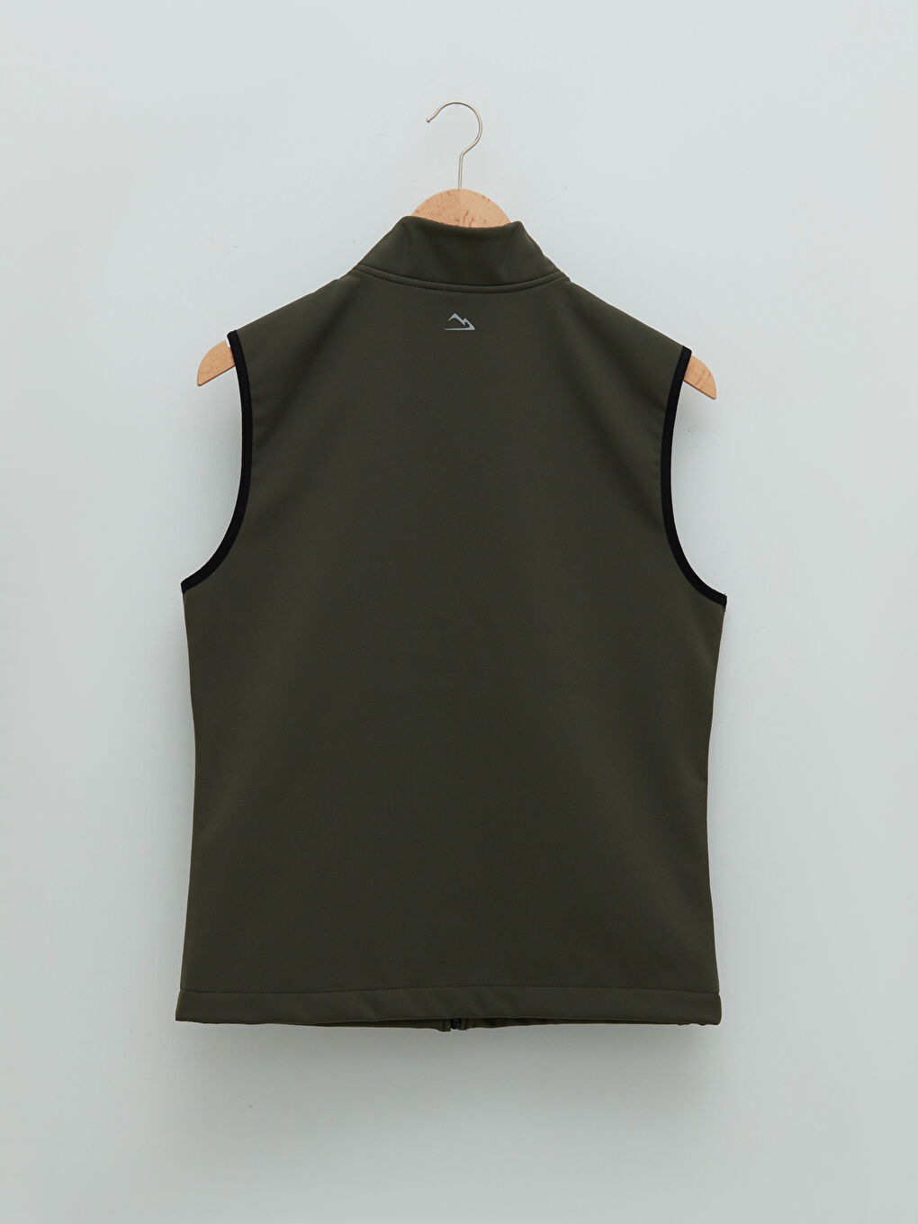 Stand-up Collar Zipper Slim Men's Vest-7