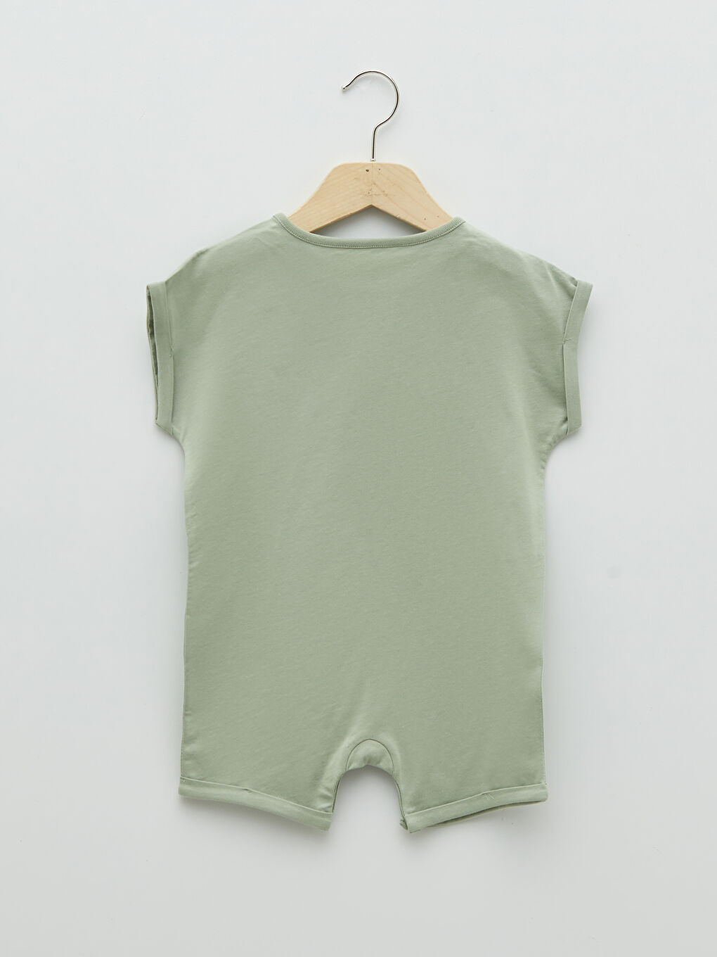 Crew Neck Short Sleeve Printed Baby Girl Rompers 2 Pack-2