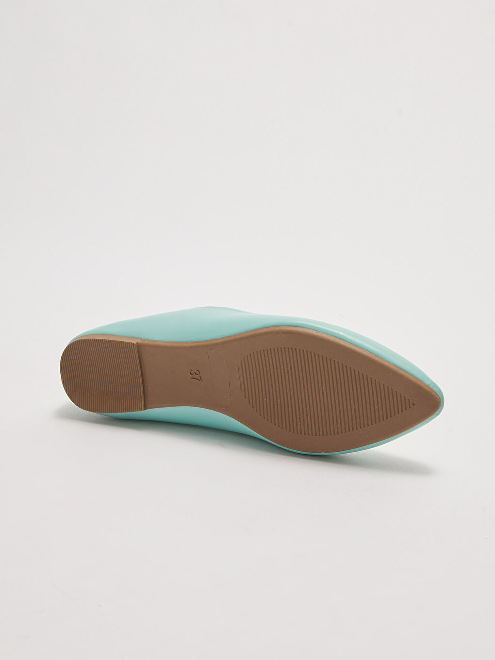 Lederoptik Ballerinas mit spitzer Zehenpartie-3