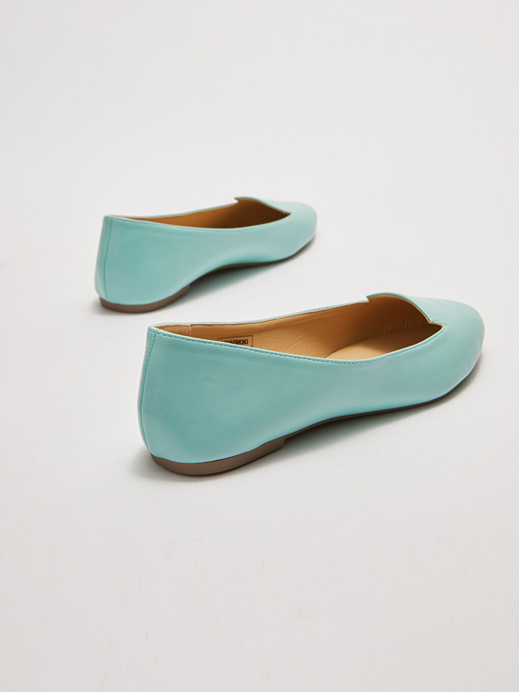 Lederoptik Ballerinas mit spitzer Zehenpartie-4