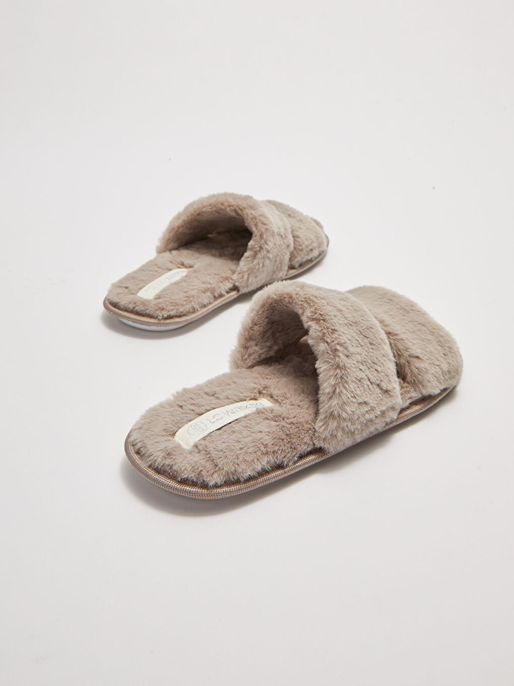 Pantoufle d'Intérieur Femme à Double Bride-4