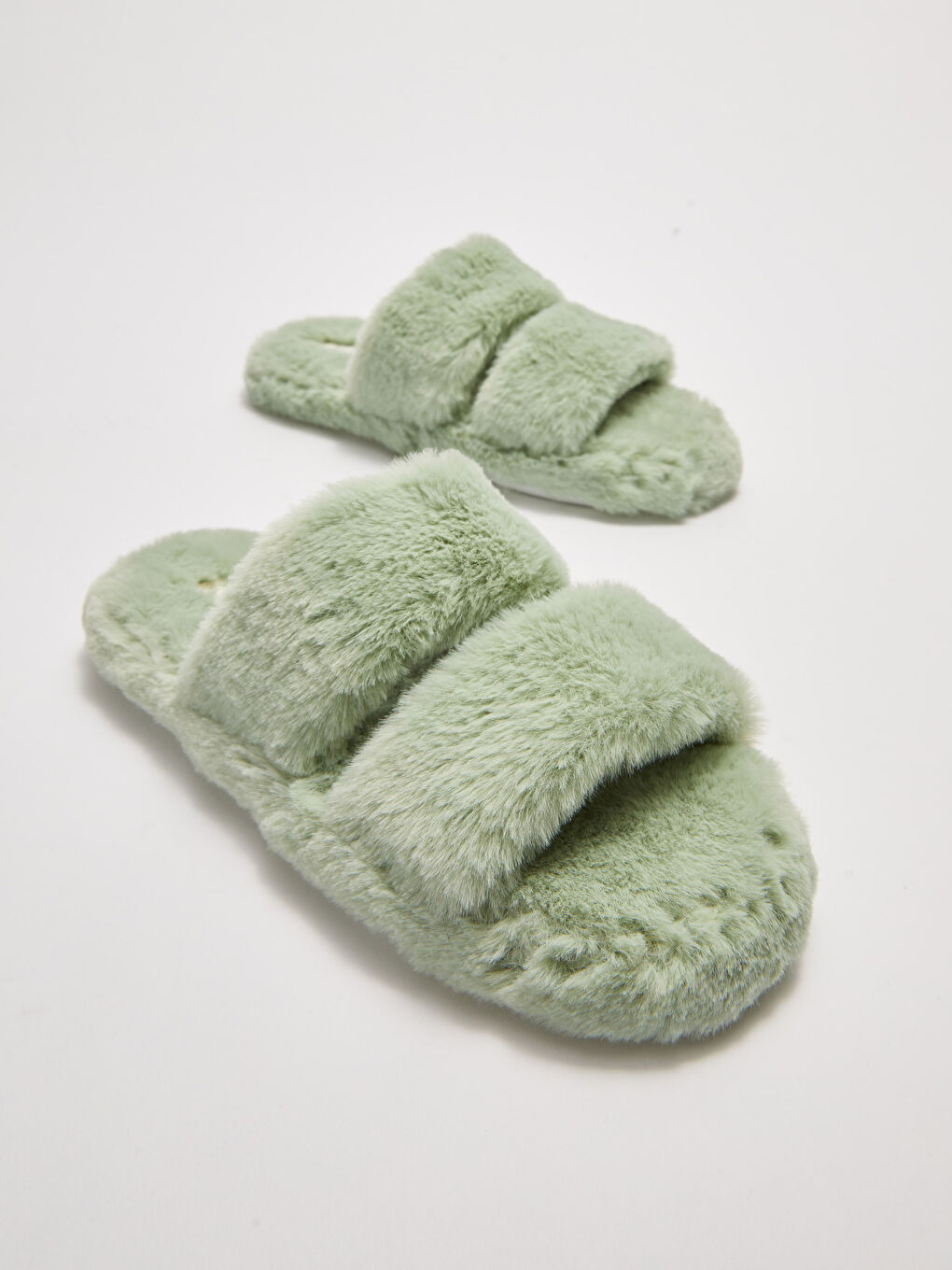 Pantoufle d'Intérieur Femme à Double Bride-2