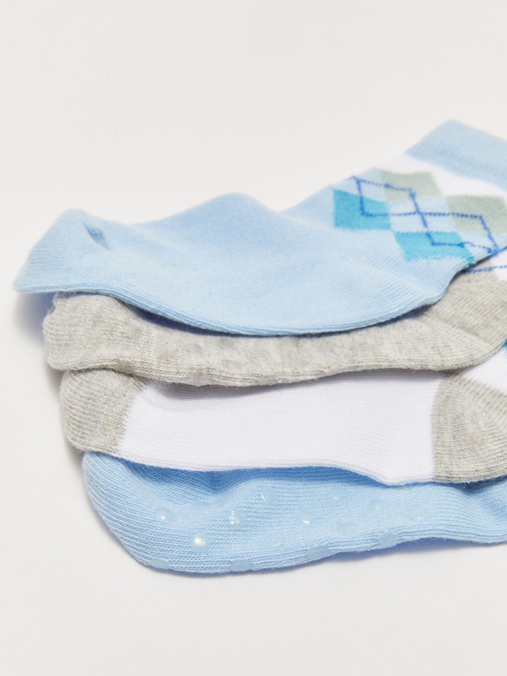 Patterned Baby Boy Socks 4 Pack-2