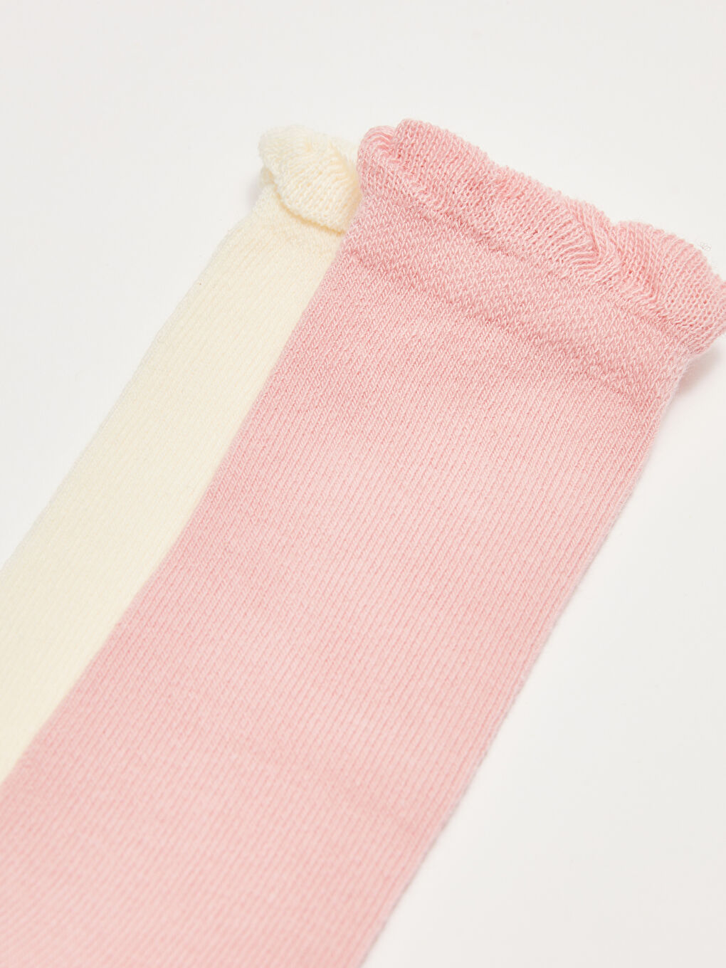 Basic Baby Girl Knee High Socks 2 Pack-2