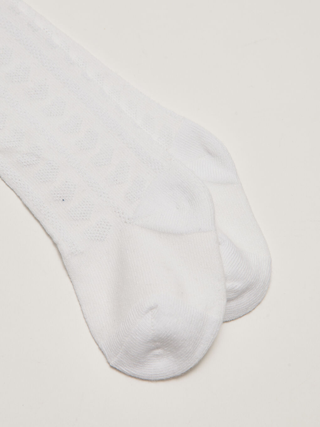 Self-Patterned Baby Girl Tights-1