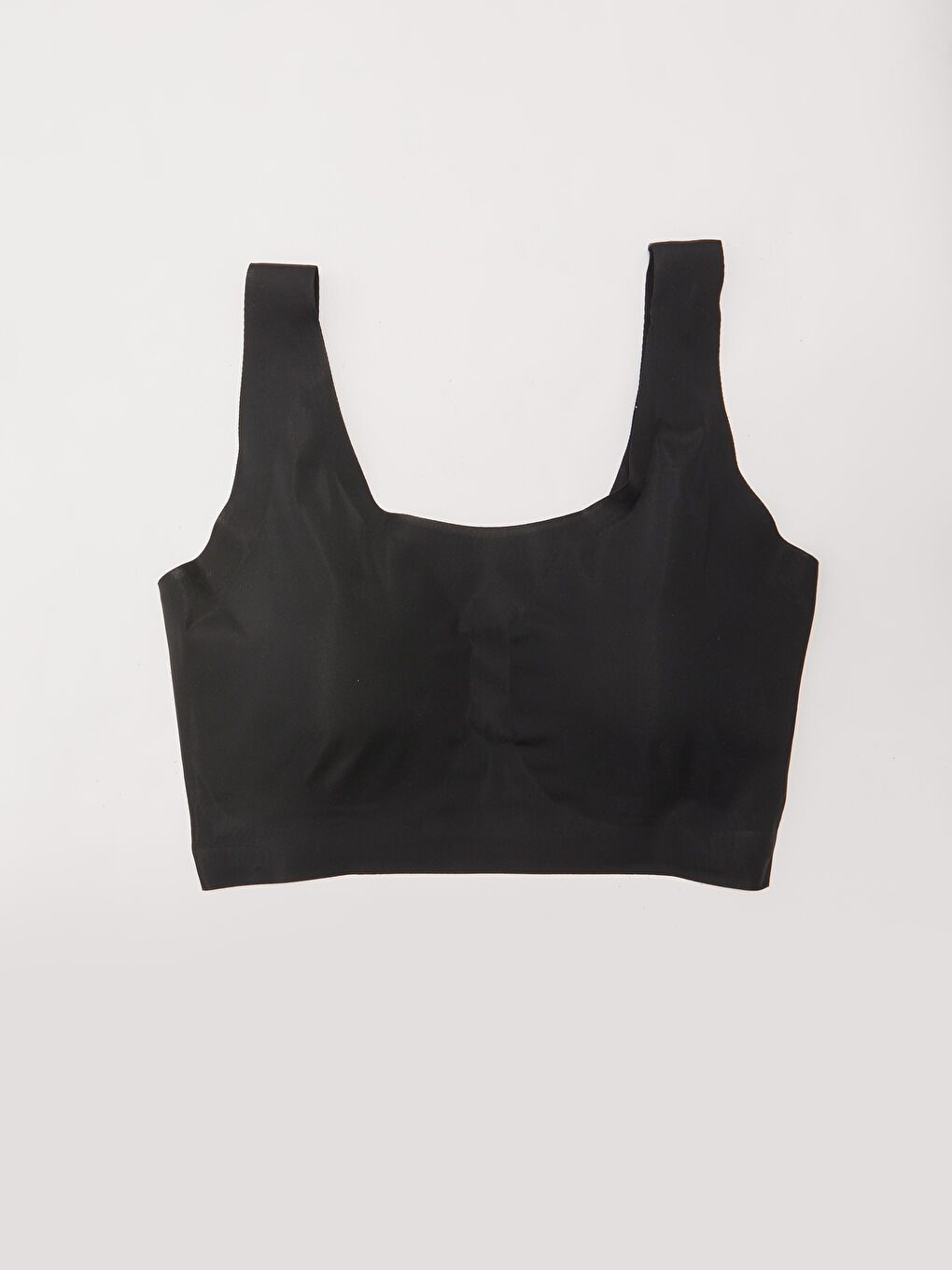 Siyah Balensiz Dolgusuz Düz Sütyen-1