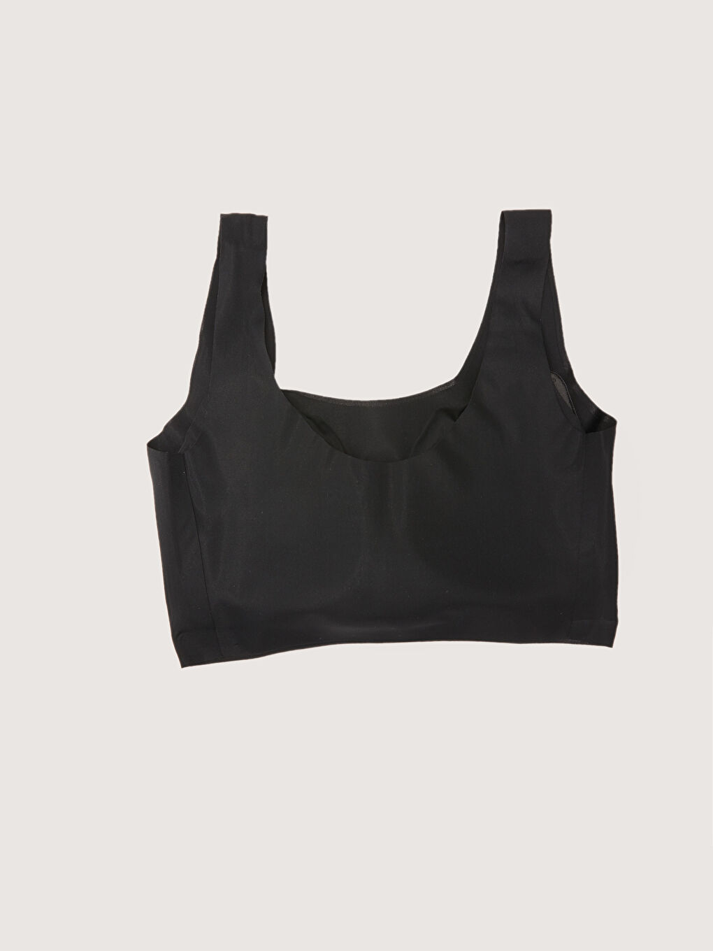 Siyah Balensiz Dolgusuz Düz Sütyen-3