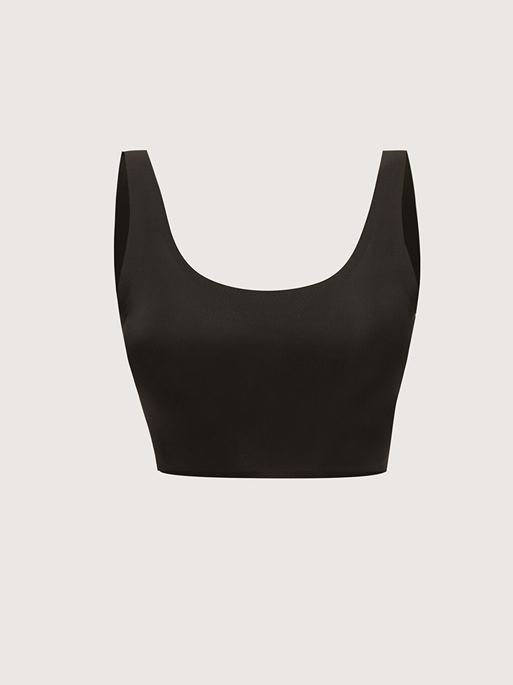 Siyah Balensiz Dolgusuz Düz Sütyen