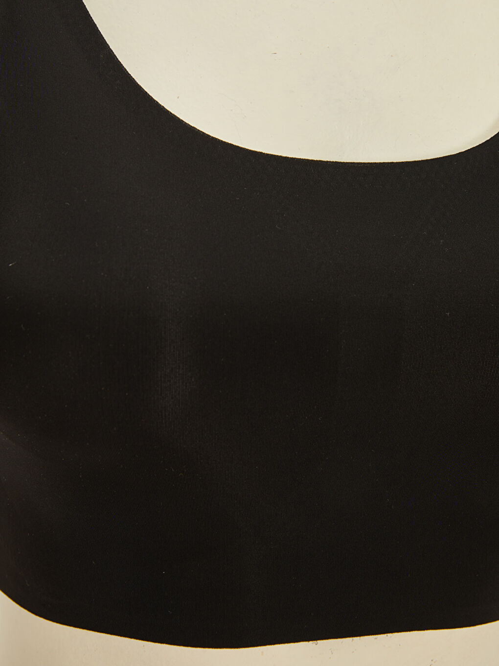 Siyah Balensiz Dolgusuz Düz Sütyen-6