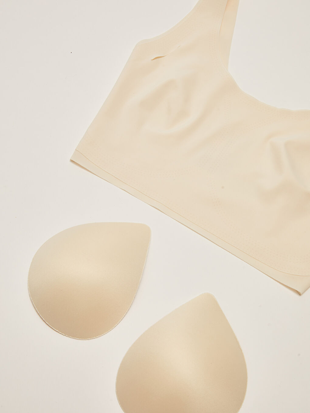 Pembe Balensiz Dolgusuz Düz Sütyen-4