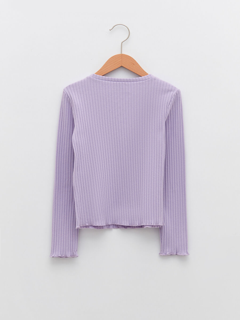 LCW Kids Crew Neck Basic Long Sleeve Girls' T-Shirt -S21989Z4-KYB