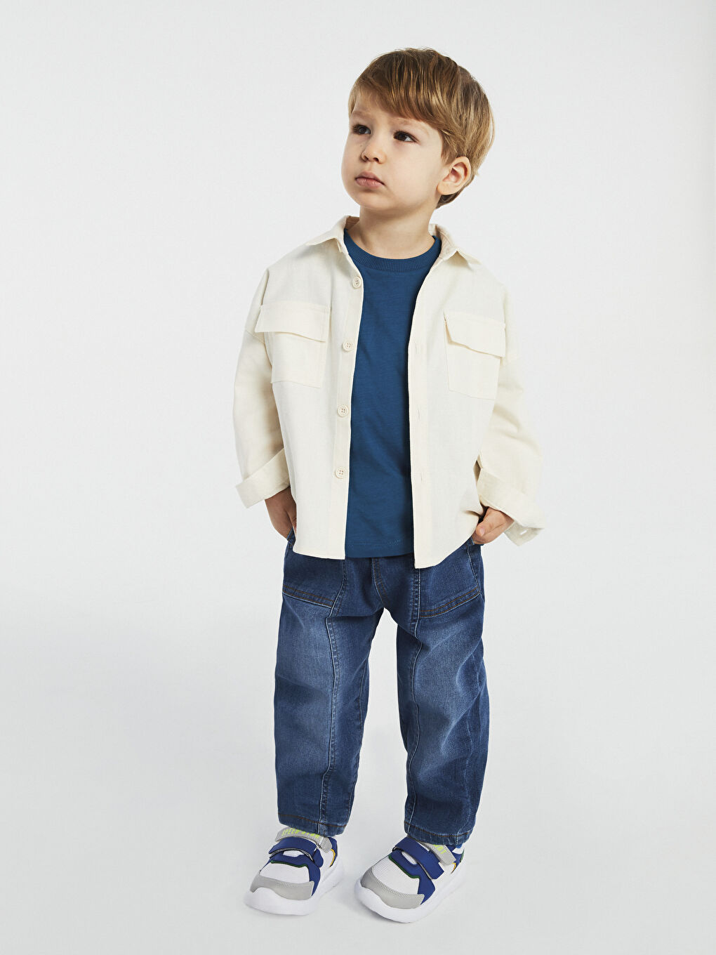 Chemise Basique à Manches Longues Pour Bébé Garçon-1