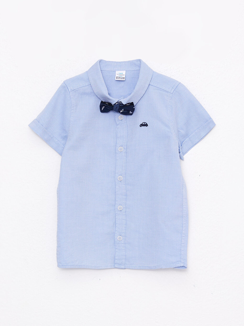 LCW baby Short Sleeve Baby Boy Shirt and Bow Tie 2-Pack Set -S22016Z1-R2R