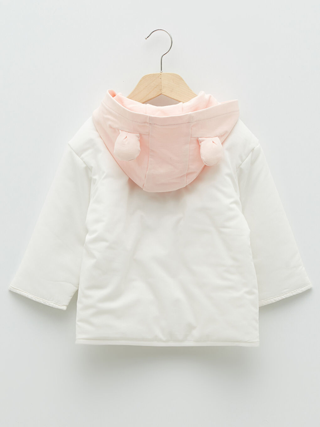 Hooded Long Sleeve Baby Girl Coat-7