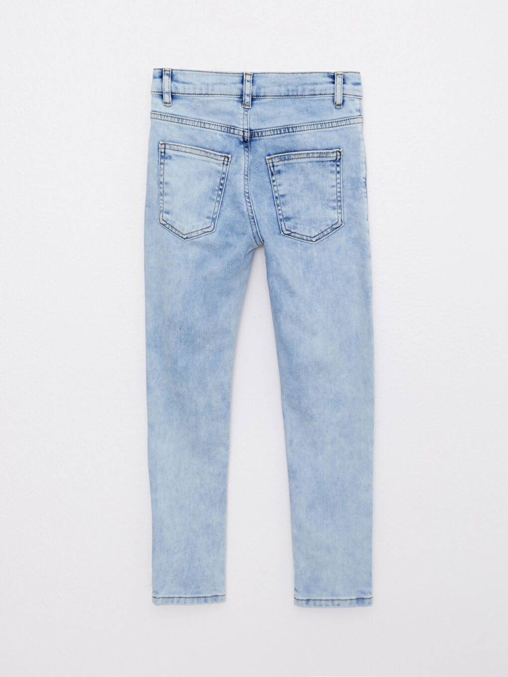 Skinny Fit Ripped Detailed Boy Jean Trousers-1