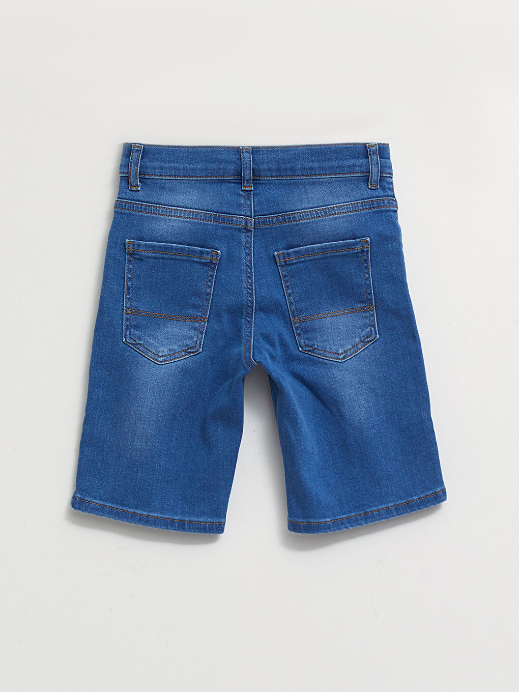 شورت جينز ولادي قطن بتفاصيل ممزقة-1