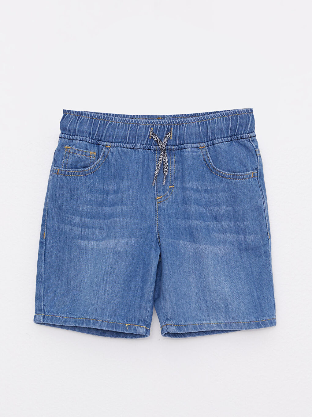 شورت دينيم بخصر مرن للأولاد