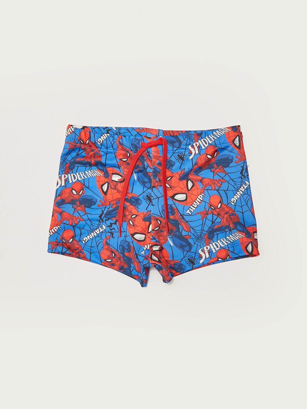 Spiderman Printed Quick Drying Boy's Boxer Swimsuit -S22152Z4-LQQ