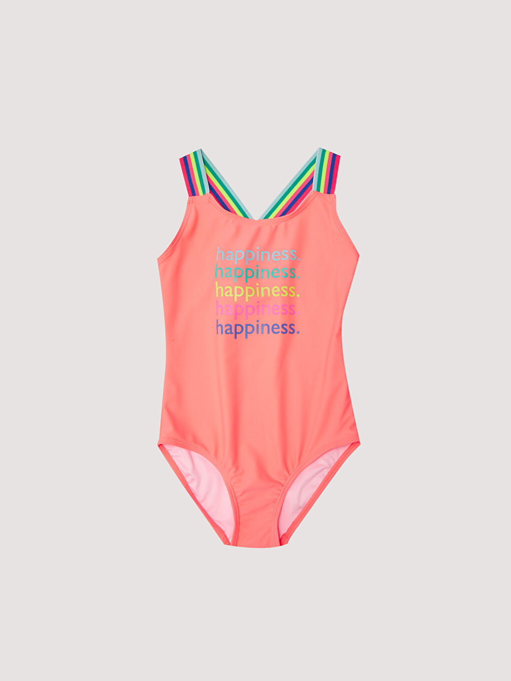 Girl's Swimsuit Printed in Flexible Fabric -S22160Z4-LUQ