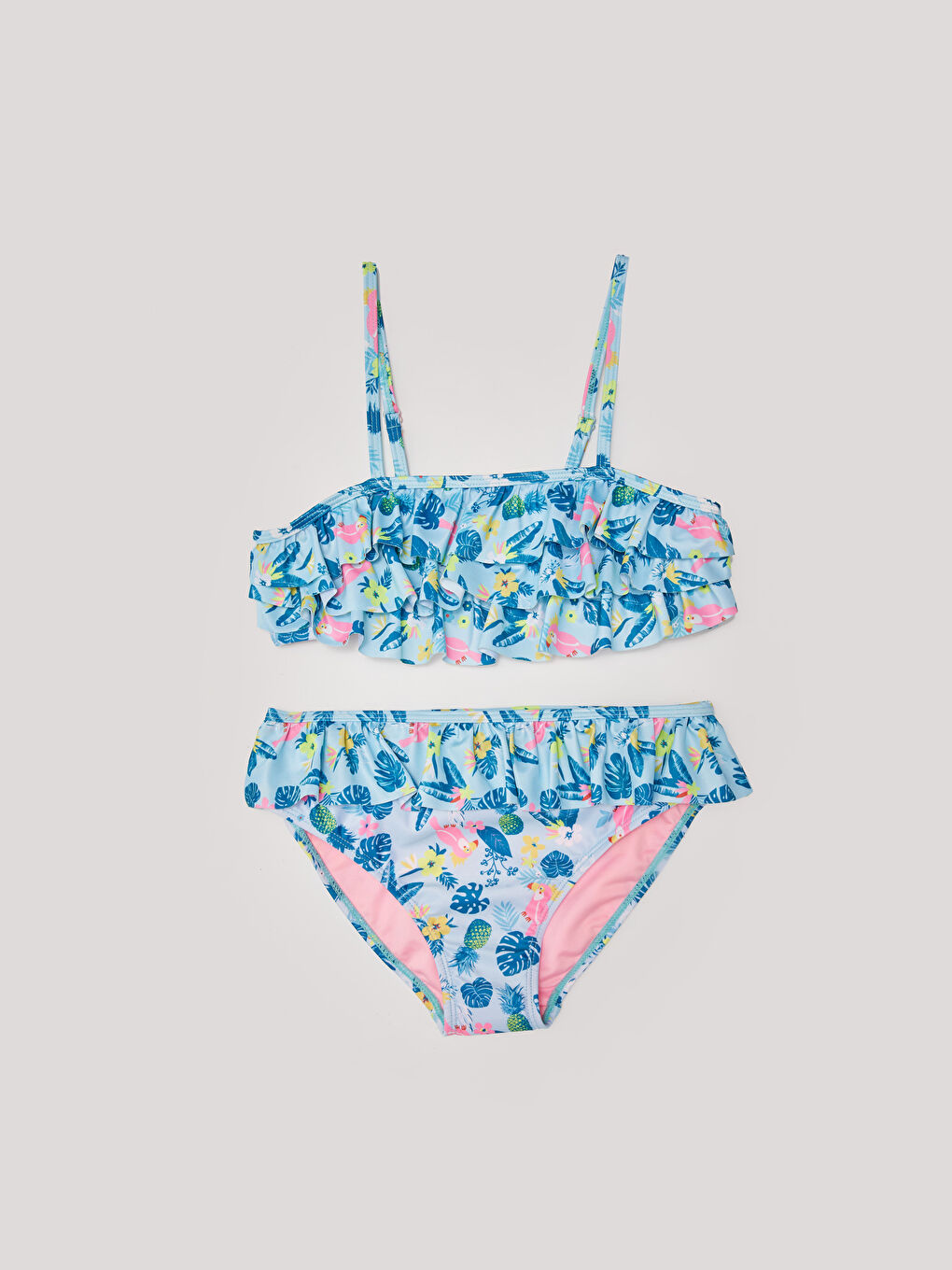 Bikini Fille Avec Tissu Extensible Imprimé