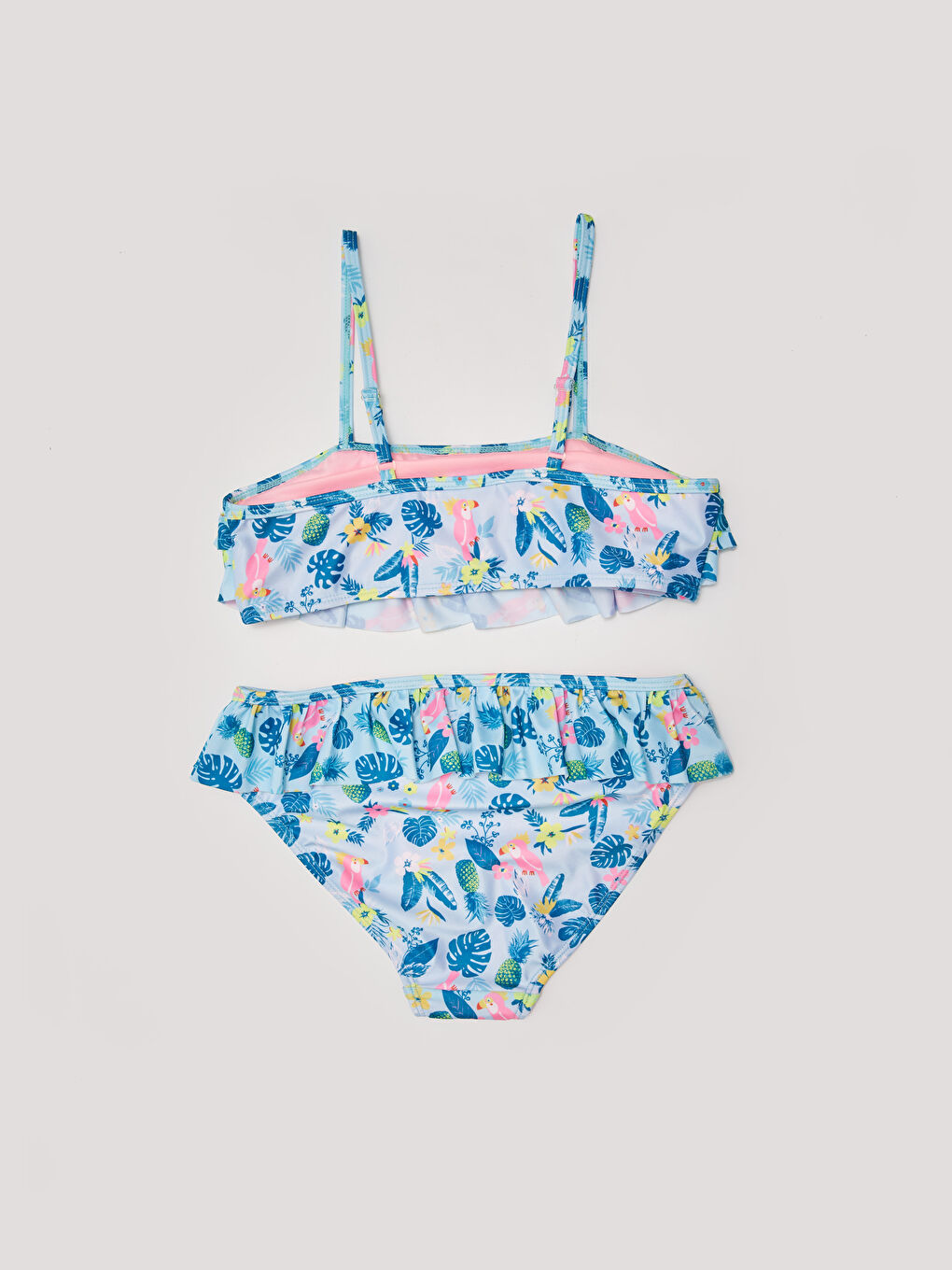 Bikini Fille Avec Tissu Extensible Imprimé-1