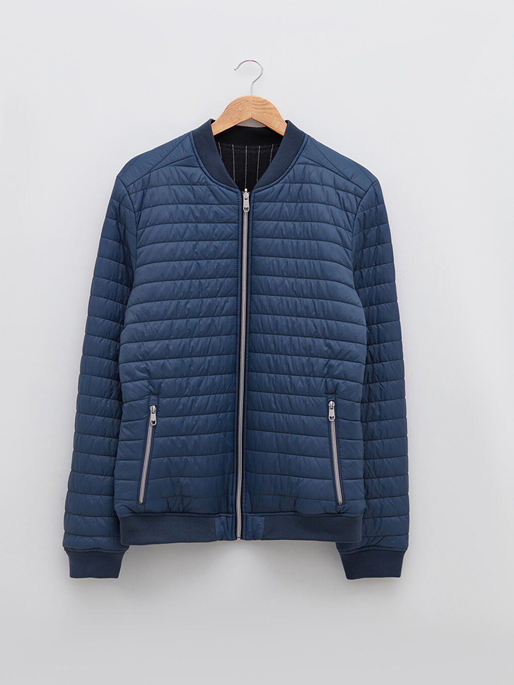 Slim Fit College Collar Bomber Men's Coat -S22218Z8-J2H